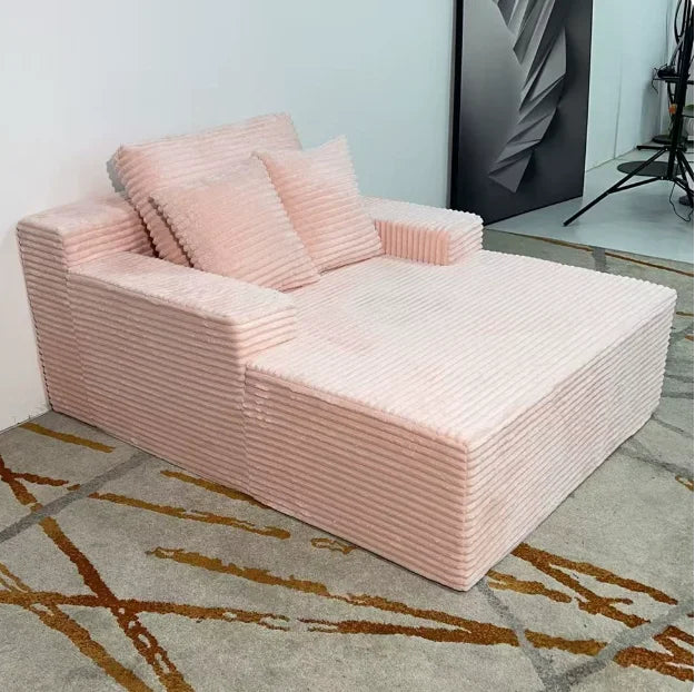 Boneless Modular Compression Sofa Set Modern Combination Apartment Villa Living Room Fabric Furniture