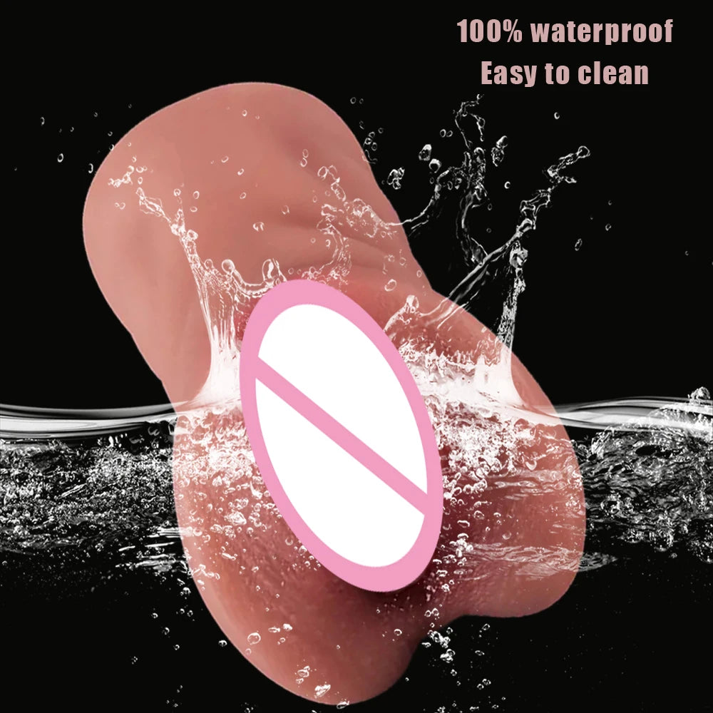 Male Sex Toys Male Masturbator for Men Adult Toy Pocket Men Stroker with Realistic Deep Vagina Portable Lifelike Masturbation