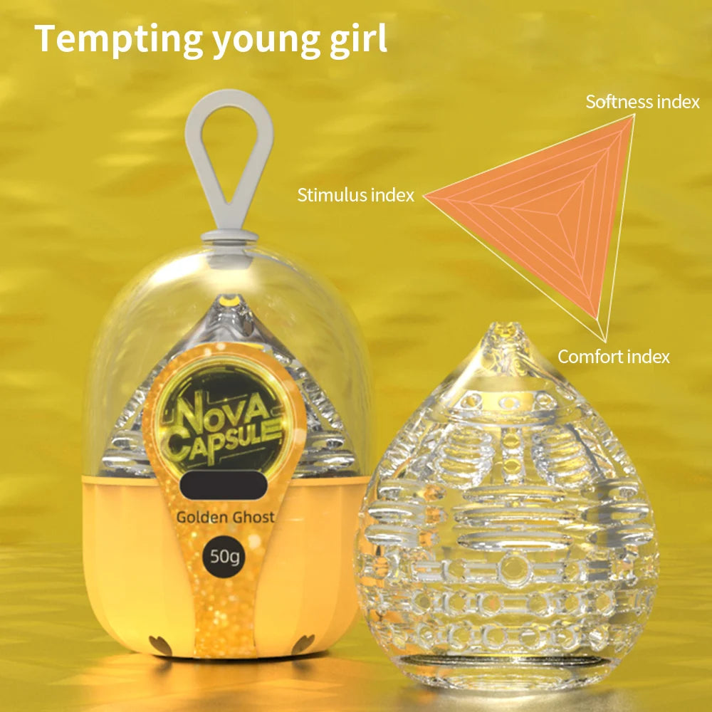 Male Masturbation Cup Vagina Egg Peni Massage Adult Toy For Men Glans Exercise Blowjob Toy Stretchy Silicone Sex Toys For Men