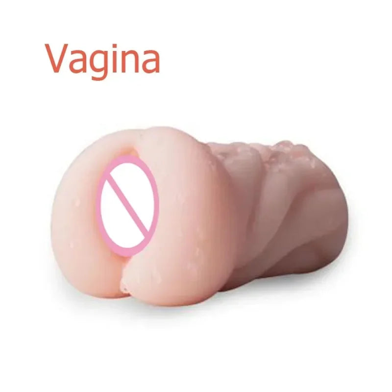 Realistic Male Masturbator Sex Toy - Oral Anal Ass Simulation Adult Game for Men Vagina Pussy Masturbation Cup Erotic Products