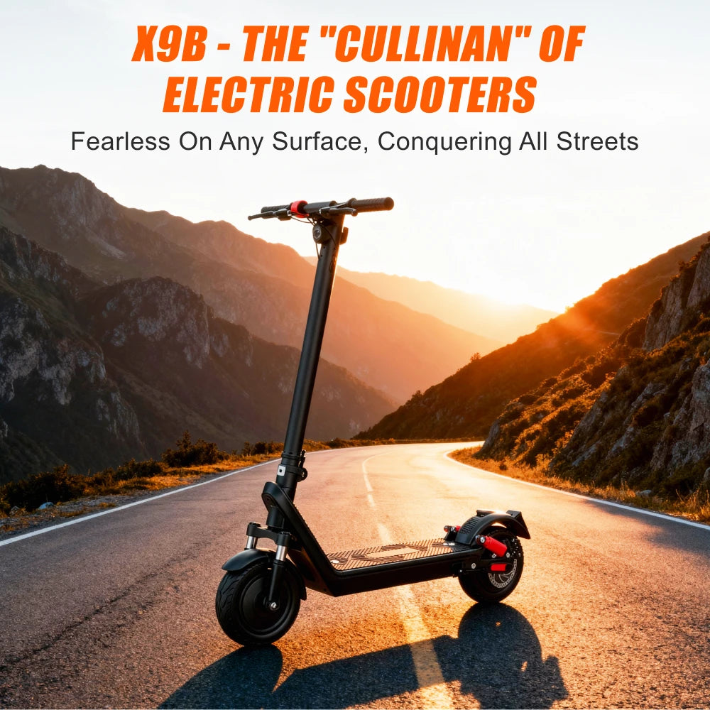 HX X9B electric scooter 1000W 20AH 40KM/H Electric kick scooters damping e scooter adults Folding escooter City Escooter