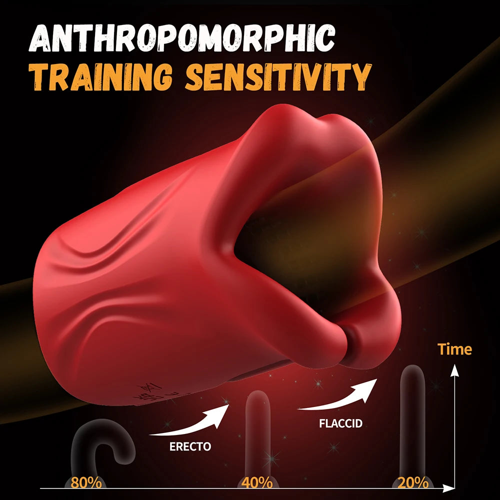 Male Sex Toys for Men Adult Toys Male Masturbator with 9 Vibration Modes Powerful Vibrating Penis Training Device, Male Sex Toy