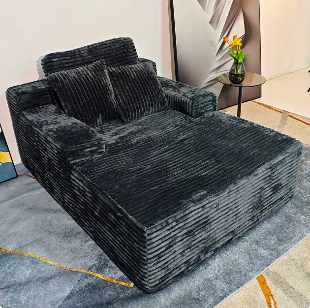 Boneless Modular Compression Sofa Set Modern Combination Apartment Villa Living Room Fabric Furniture