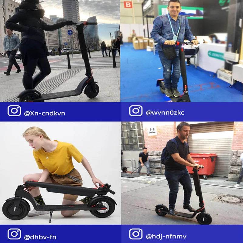 2026 X8 Electric Scooter LED Display Disc Brake Foldable Design-36V 10AH 250W Max Load 120KG Range 45KM Fast Speed 25KM Range