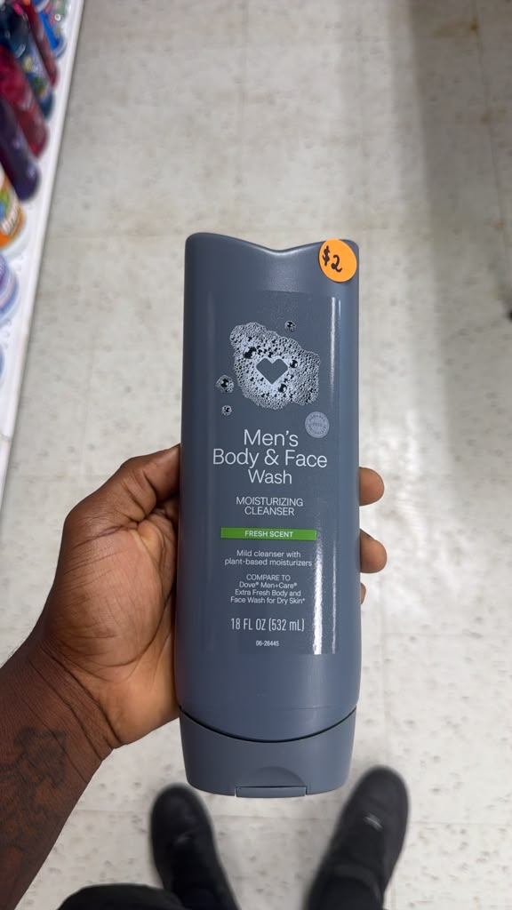 MEN'S BODY AND FACE WASH
