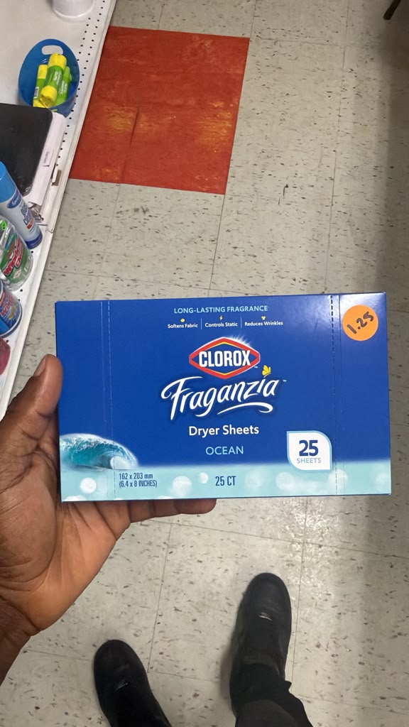 FRAGANZIA DRYER SHEET