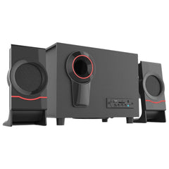 NEW Computer Speakers Wooden 2.1 Multimedia Subwoofer Bluetooth Audio USB Laptop Speakers Bluetooth +3.5Mm Connection