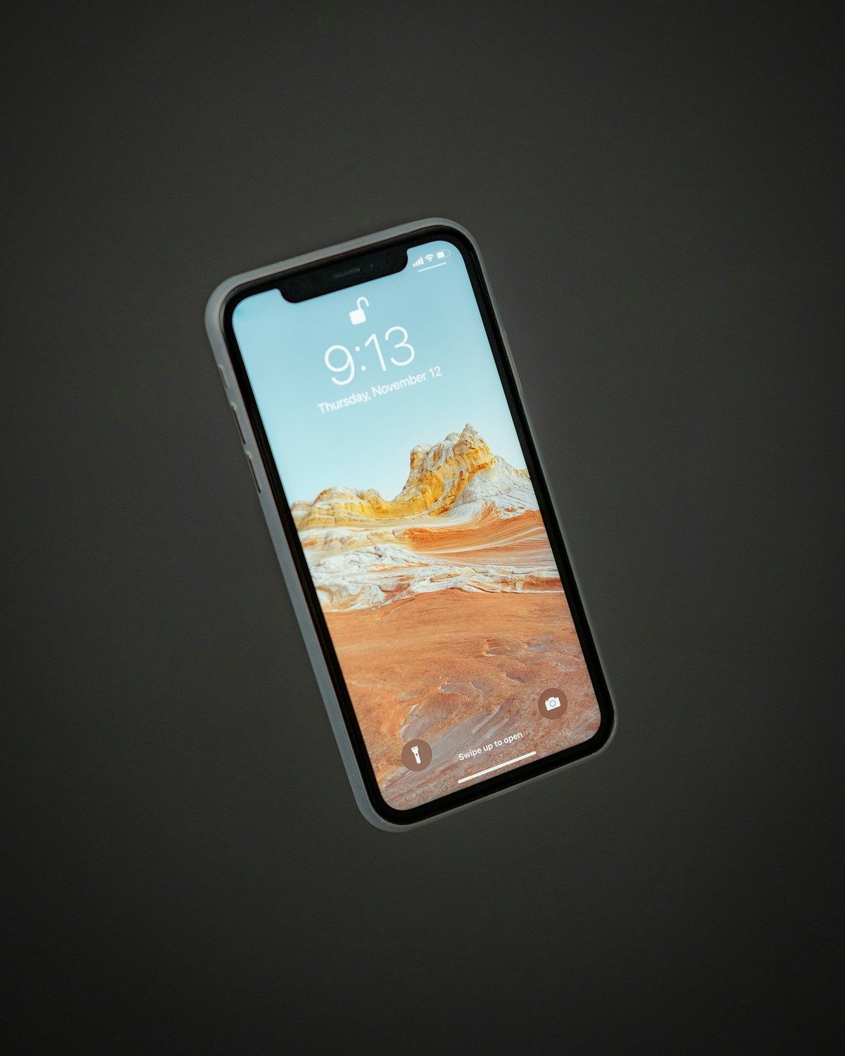 Smartphone With Black Case