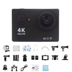 Ultra HD 4K Action Camera 720P/30FPS Wifi Underwater Cameras Waterproof Helmet Bicycle Video Recording Cameras Outdoor Sport Cam