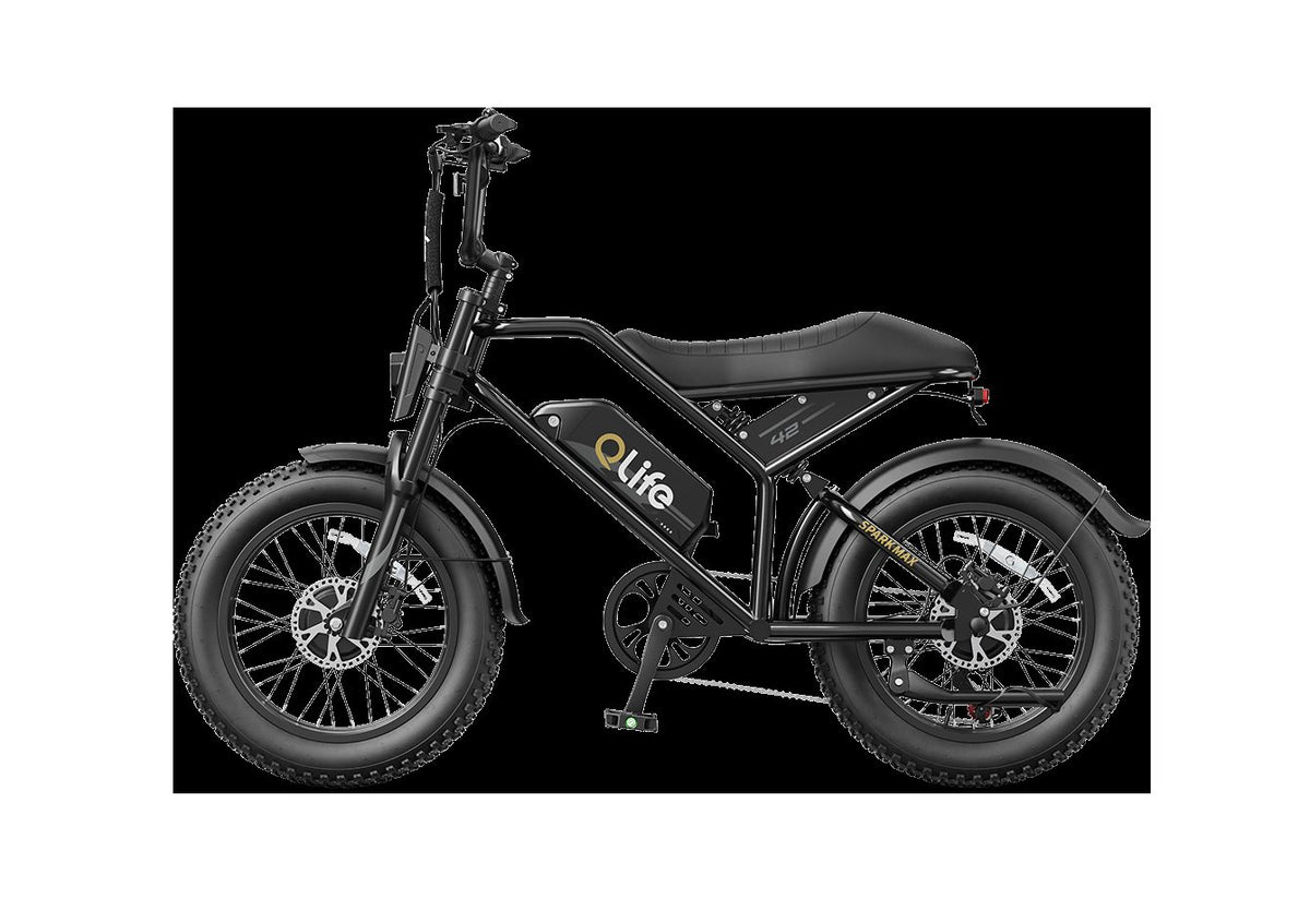Qlife SPARK MAX Electric Bike — AWD Fat Tire · Dual Motor + Dual Battery