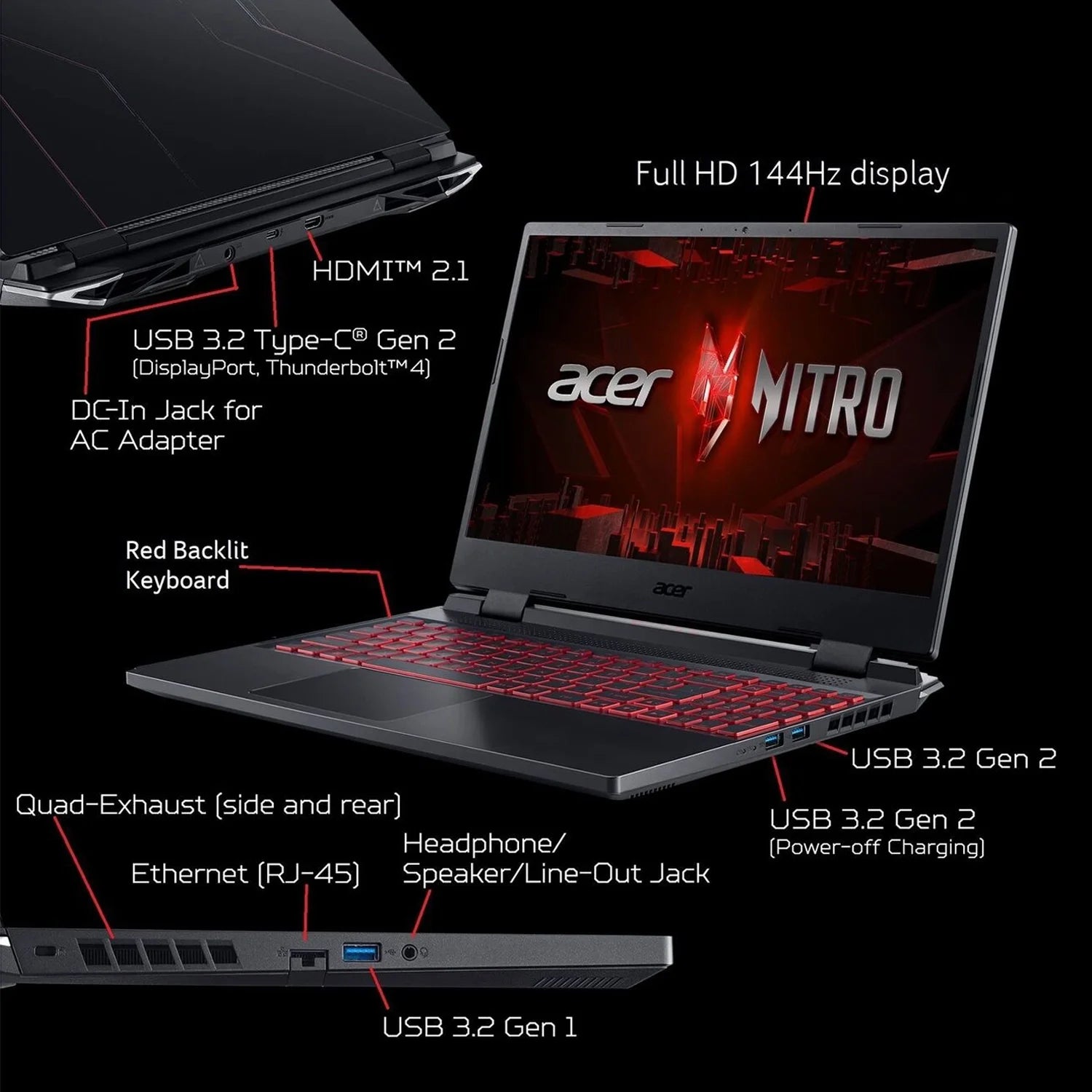 Nitro 5 Gaming Laptop, 15.6