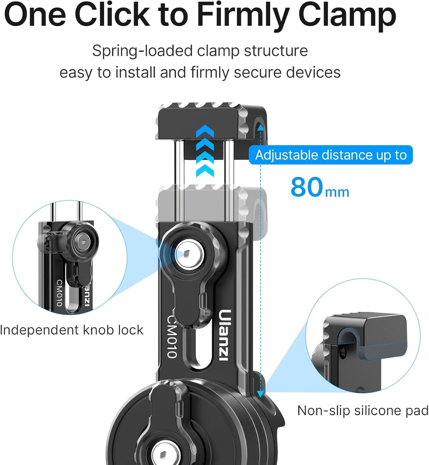 Baseball Fence Mount Holder for Action Cameras - ULANZI CM010