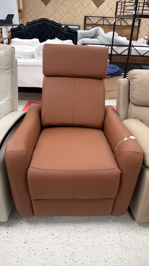 Modern Faux Leather Recliner Chair
