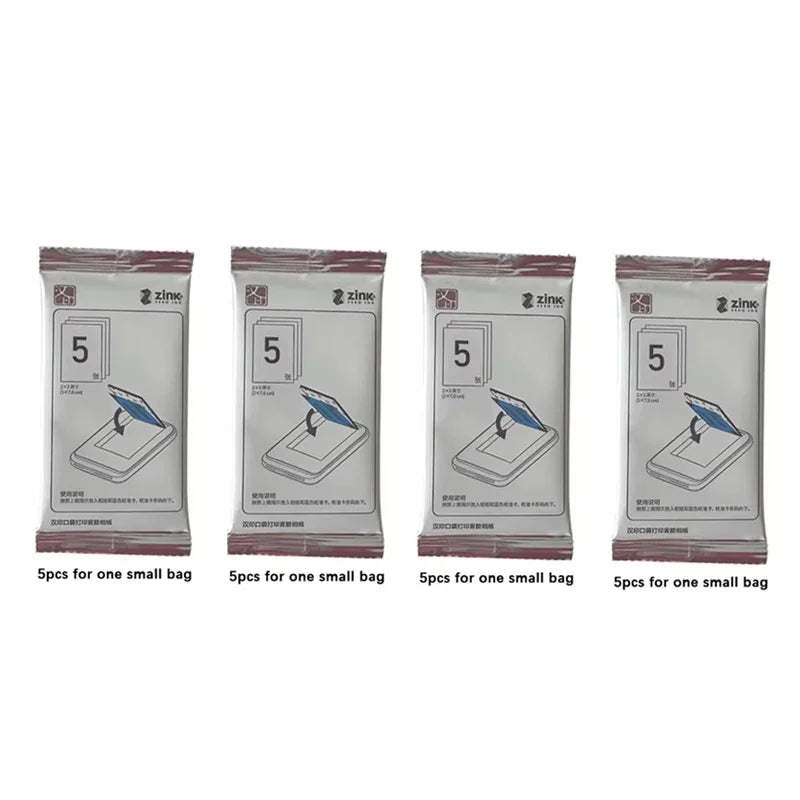 Photo Paper 2X3 Inch Sticky-Backed Photo Paper for HPRT MT53 Pocket Photo Printer