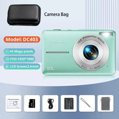 HD 2.4 Inches 1080P Digital Camera Rechargeable Cameras with 16X Zoom Compact Camera 44MP Cameras for Kids Girls Camera Digit