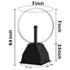 Mcoplus 7Inch Green Plasma Ball, Plasma Lamp/Light, Plasma Electric Nebula Li...