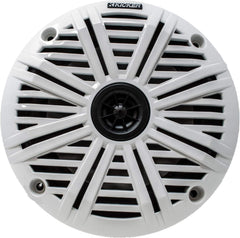 6.5" LED Marine Speakers (3 Pair) White Salt Water Grills OEM Replacement Speakers